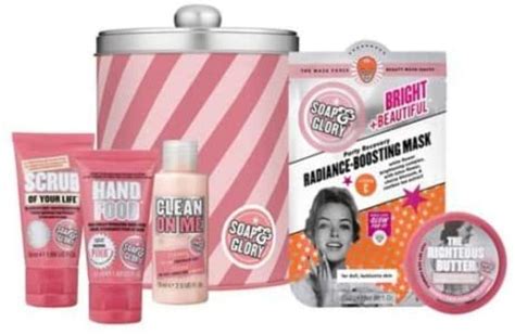 - Soap and Glory gift sets buy one, get one 50 off - Fragrances 20 off - Spend 20 on Burt's Bees, get 5 in store rewards - Nivea body wash buy three, get 5 in Walgreens cash. . Soap and glory gift sets